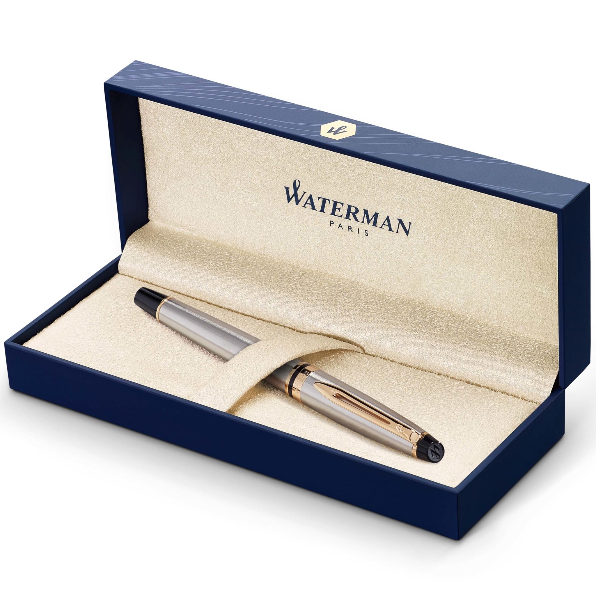 Waterman Expert Stainless Steel GT Rollerball Pen – Premium Writing Instrument