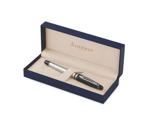Waterman Expert Precious Black Fountain Pen – Premium Writing Instrument