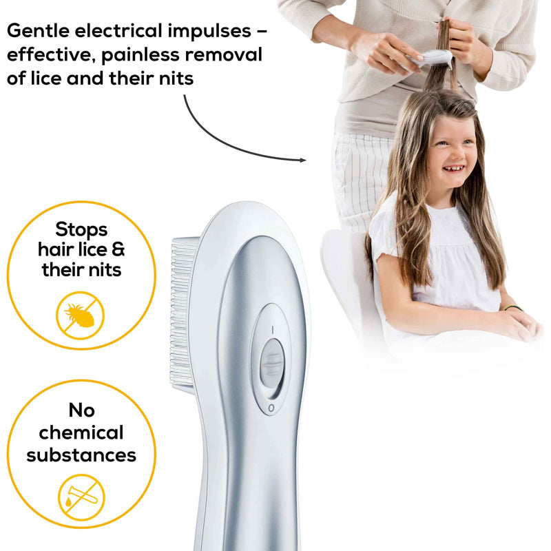 Beurer HT 15 electronic lice comb, chemical-free head lice and nit removal comb, additional view 7