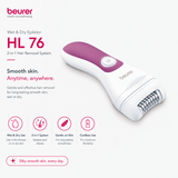 Beurer HL 76 Wet & Dry Epilator | 2-in-1 Hair Removal System
