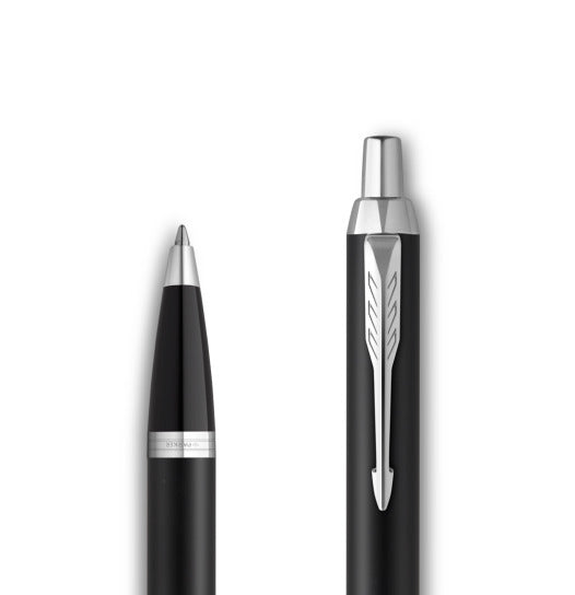 Parker IM Premium Ballpoint Pen – Matte Black with Chrome Trim | Premium Ballpoint Pen