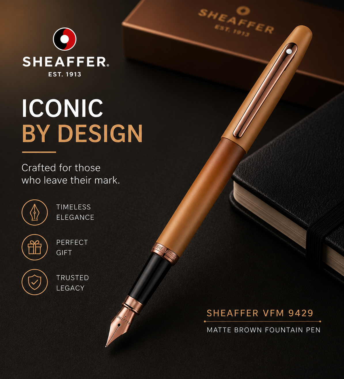 Sheaffer VFM Coffee Edition Fountain Pen