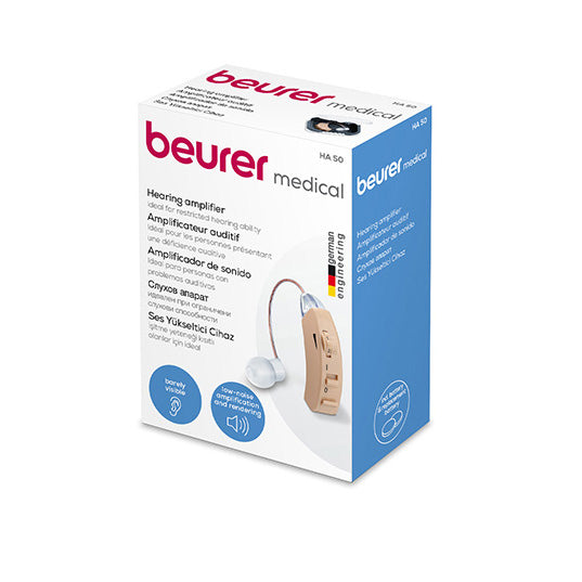 Beurer HA 50 Hearing Amplifier – Clear Sound, Comfortable Fit (Original Germany)