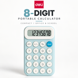 Deli 8-Digit Portable Calculator – Compact | Office & School