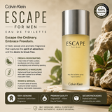 Calvin Klein Escape for Men EDT 100ml | Men's Fragrance