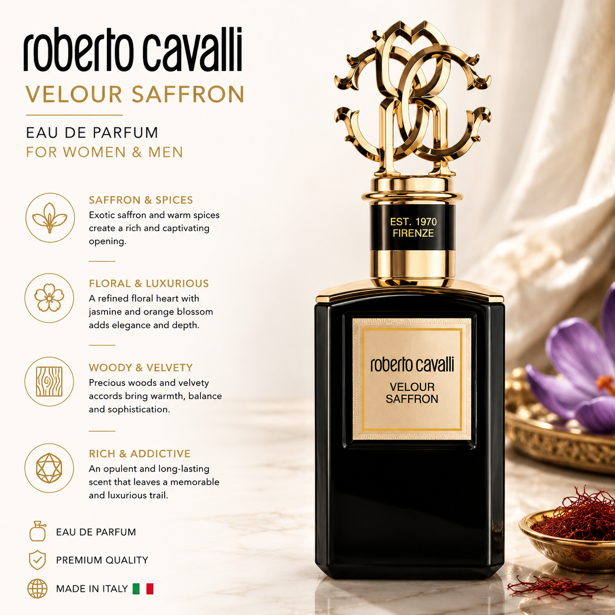GOLD VELOUR SAFFRON 100ML EDP