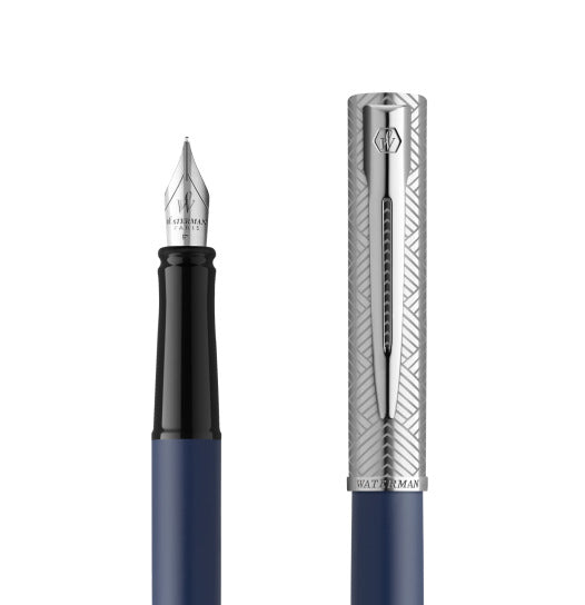 Waterman Allure Deluxe Blue CT Fountain Pen – Fine Nib (F)