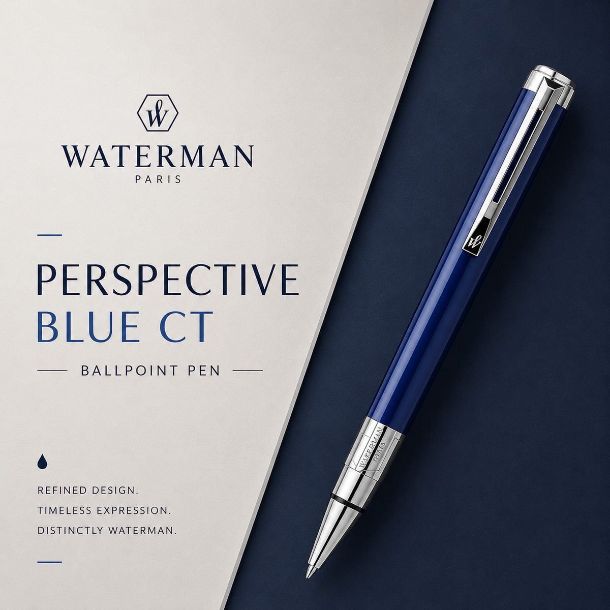 Waterman Perspective Blue CT Ballpoint Pen