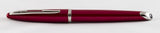 Waterman Carène Rollerball Pen – Glossy Garnet Red with Stainless Steel Trim