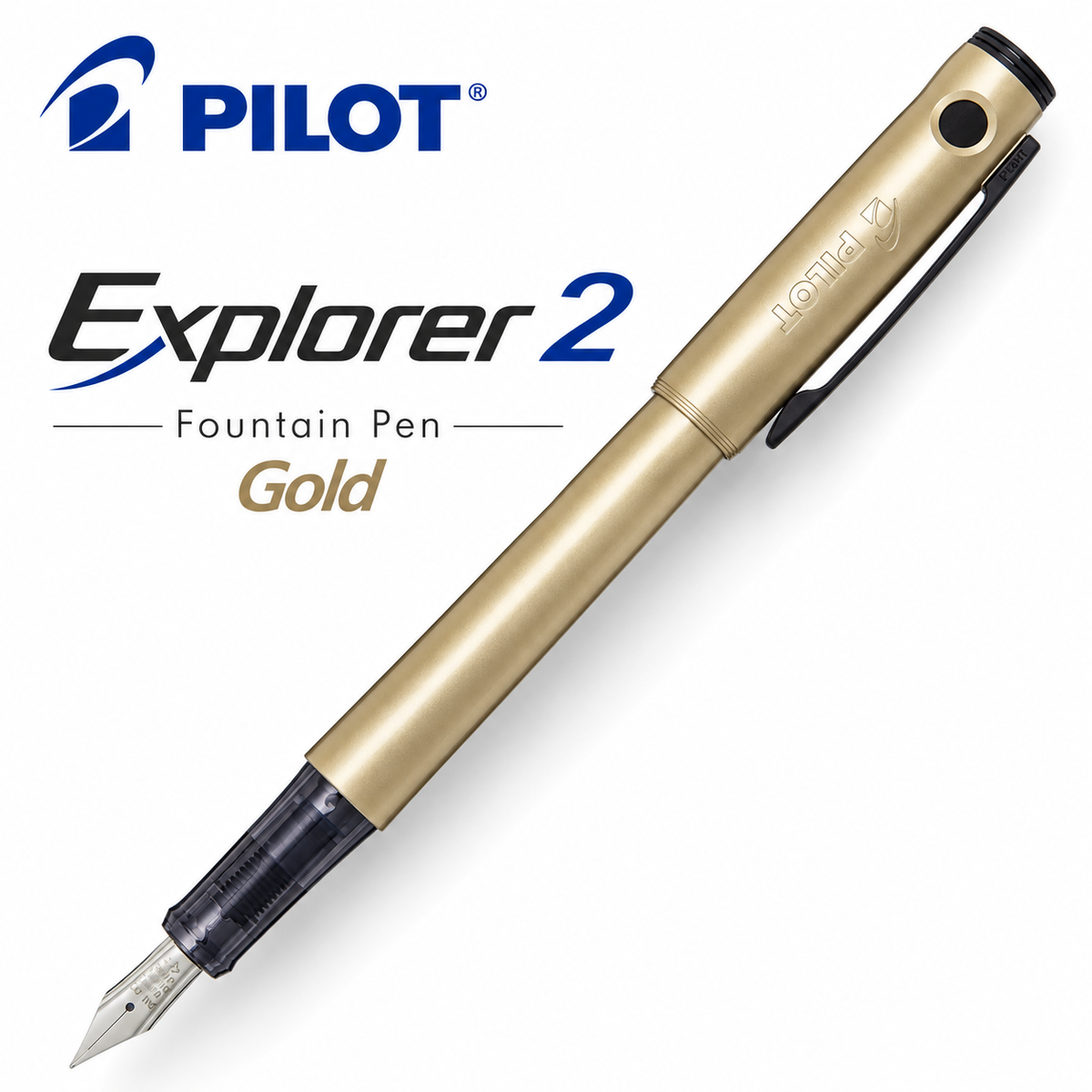 Pilot Explorer 2 Fountain Pen – Gold