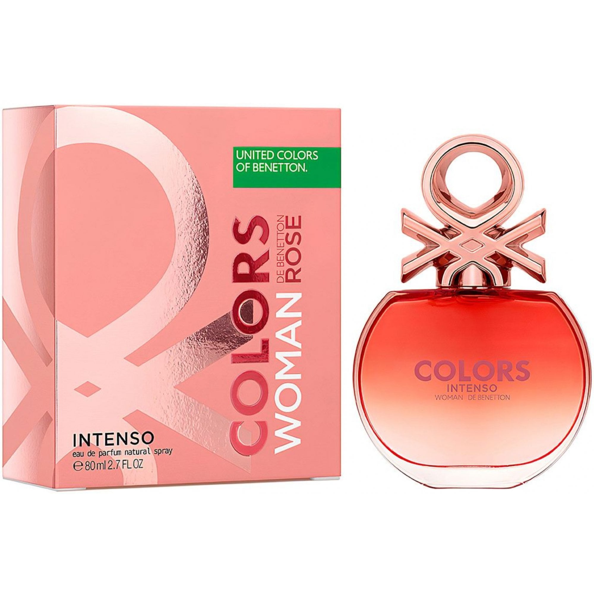 Benetton Colors Woman Rose Intenso Edp 80Ml