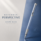 Waterman Perspective Azure Blue CT Ballpoint Pen