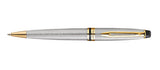 Waterman Expert Ballpoint Pen – Stainless Steel with Gold Trim