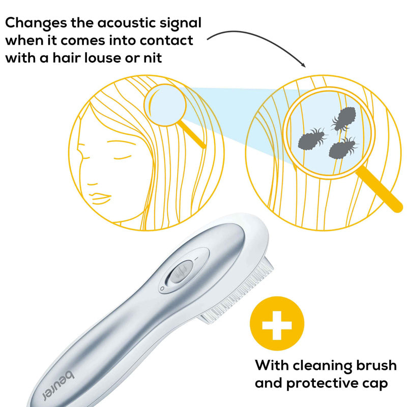 Beurer HT 15 electronic lice comb, chemical-free head lice and nit removal comb, additional view 5