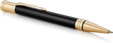 Parker Duofold Ballpoint Pen — Classic Black | Gold Trim | Medium Point