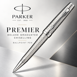 Parker Premier Deluxe Graduated Chiselling Ballpoint Pen