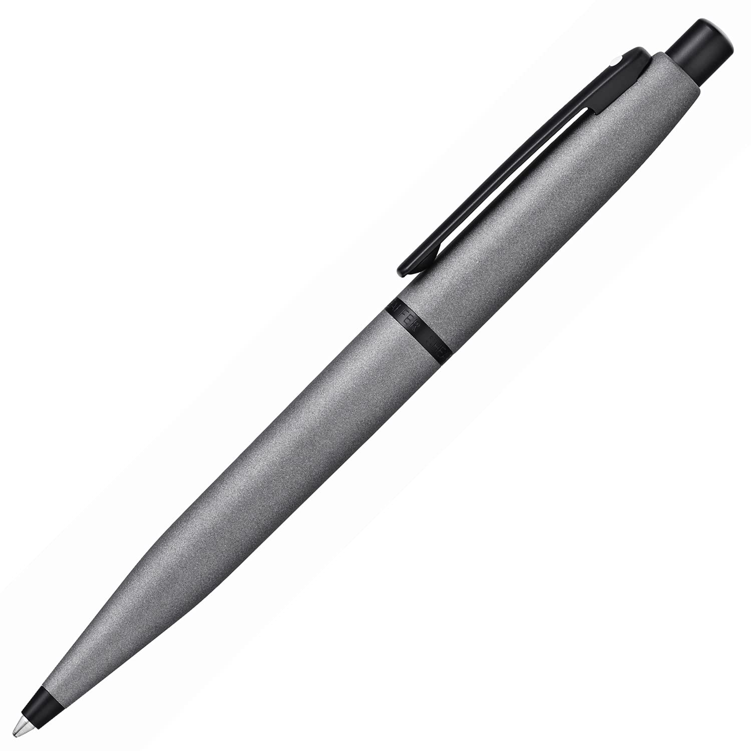 Sheaffer VFM 9424 Ballpoint Pen — Matte Grey | Black PVD Trim