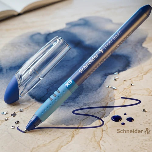 Schneider Slider Basic XB Ballpoint Pen – Extra Broad 1.4mm | Blue Ink