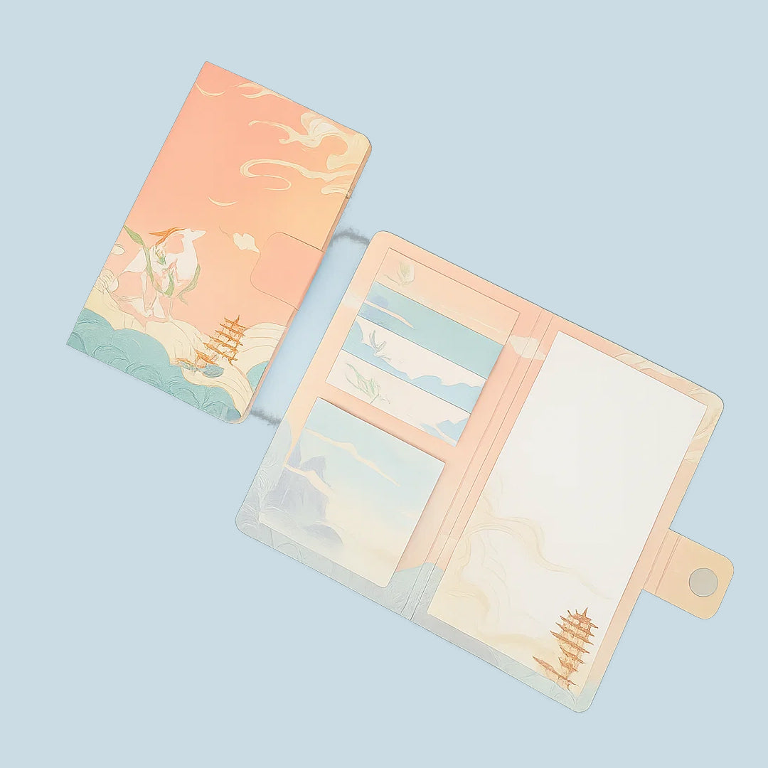 M&G Dreamy Palace Magnetic Book - Sticky Note Set Single Piece