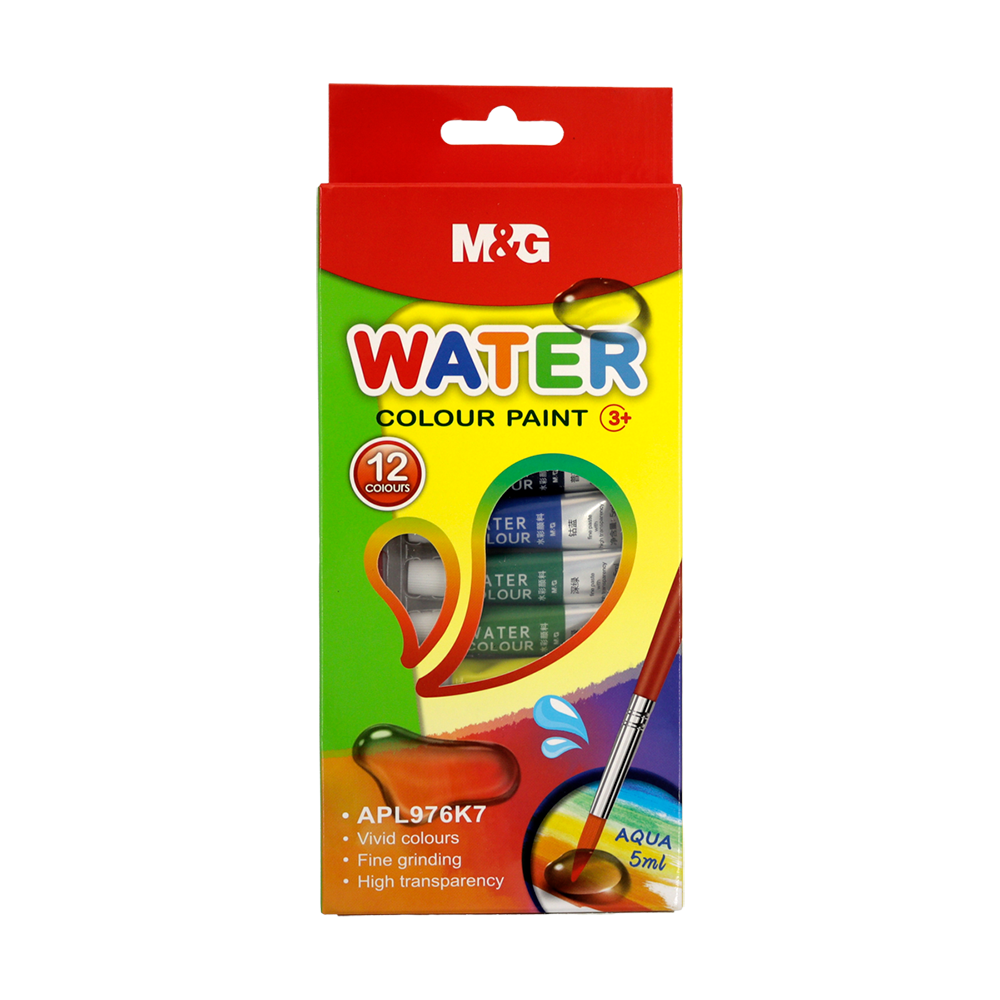 M&G Watercolor Tube Set – 12 Colors (5ml Each)