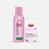 Benetton Love Yourself for Her — Gift Set (EDT 80ml + Deodorant 150ml)