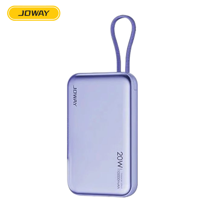 JOWAY JP298C Magnetic Power Bank 10000mAh – 20W PD Fast Charging | Built-in Type-C Cable | MagSafe Compatible