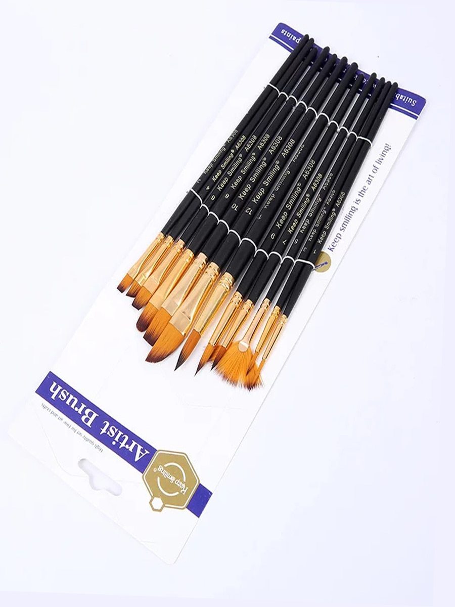 Keep Smiling Mix Artist Brush Set 12Pcs