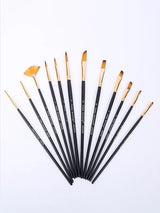 Keep Smiling Mix Artist Brush Set 12Pcs