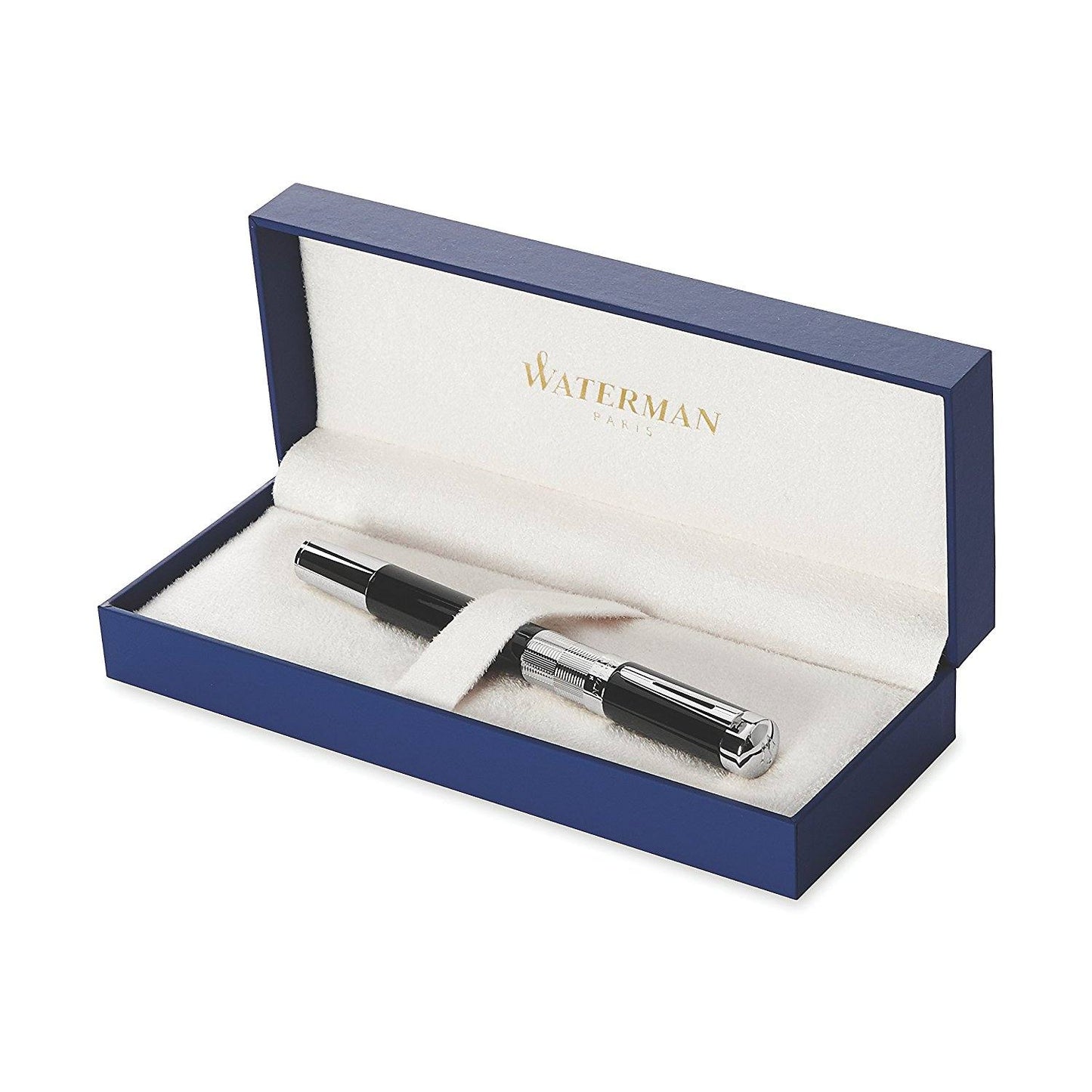 Waterman Elegance Rollerball Pen – Black with Silver Trim