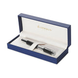 Waterman Elegance Rollerball Pen – Black with Silver Trim