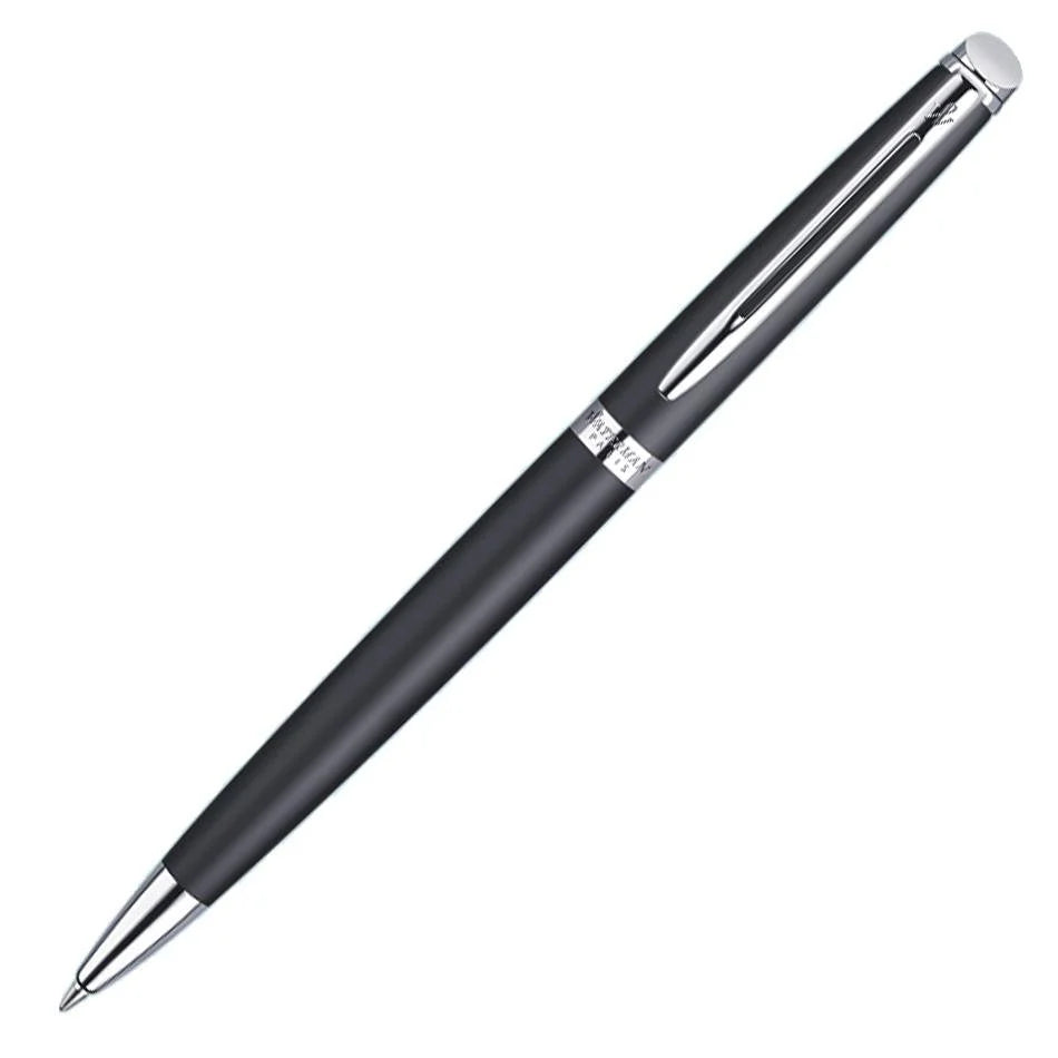 Waterman Emblème DLX Ballpoint Pen – Grey Chrome Trim (CT)