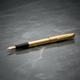 Parker Frontier Gold Fountain Pen – Fine Nib, Blue Ink